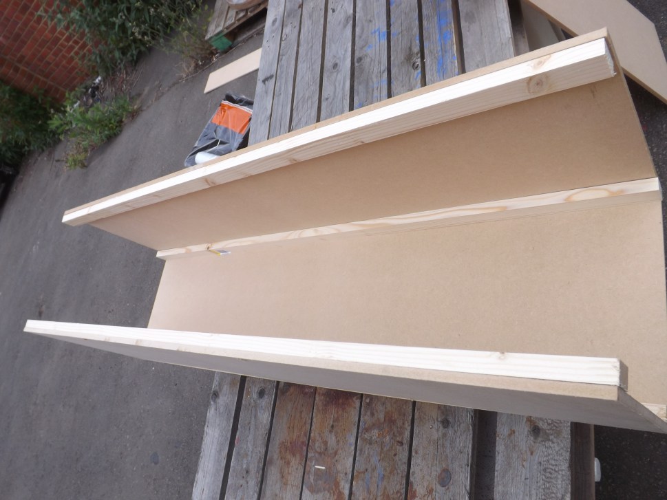 The plinth, turned over