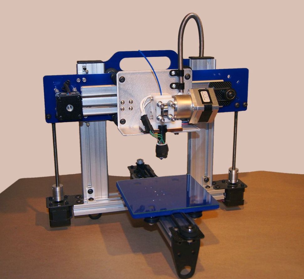 It's just me and you, kid. The ORDbot Quantum 3D printer. Photo: Creative Commons/Bart Dring