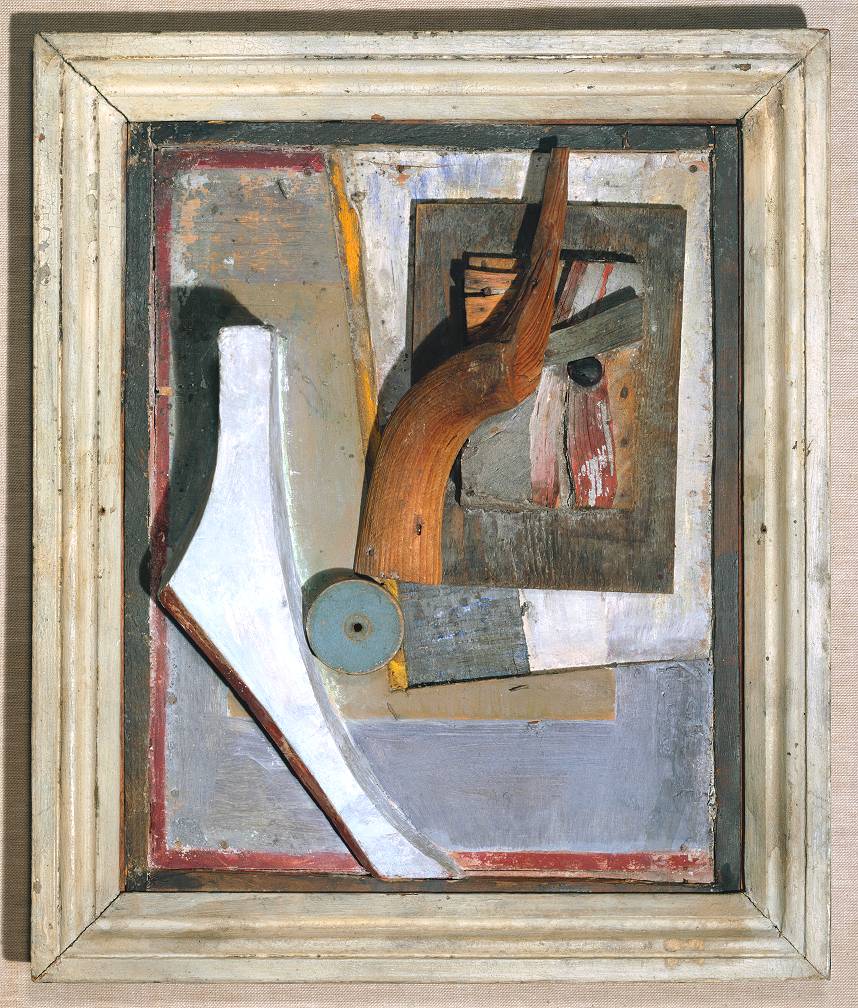 Kurt Schwitters (Relief in Relief) circa 1942-5 Oil on wood and plaster object: 495 x 413 x 102 mm Purchased 1970 DACS, 2002